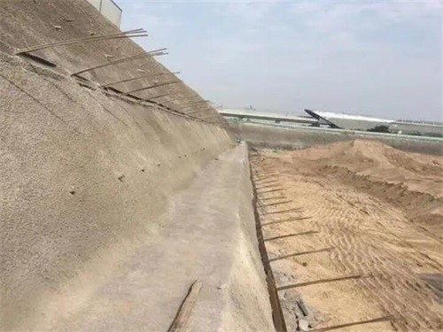 爱辉河道边坡加固
